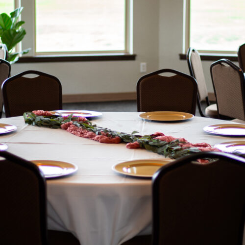 Colonial Park - Table setting
